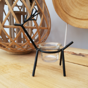 Kolony - Waxinehouder hert zwart