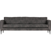vtwonen Crew 3-zits Bank - Suede - Donker Grijs - 80x235x90
