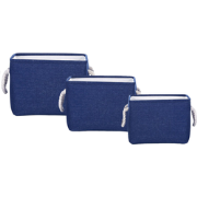 Beliani DARQAB - Mand-Blauw-Polyester