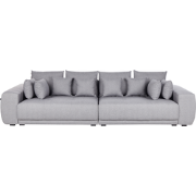 Beliani TORPO - Vierzitsbank-Grijs-Polyester