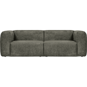 WOOOD Bean 3,5-Zits Bank - Structure Velvet - Waterplant - 73x246x96