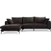 Tower living nottingham 2,5-ar + chaise l - Anthracite grey