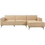 Tower living Leeds 2,5-seater AL + Chaise Lounge R - Beige