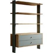 Meubella Boekenkast Wally - Groen - 104 cm