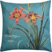 Clayre & Eef Sierkussen  43x43 cm Turquoise Synthetisch Vierkant Kusse...