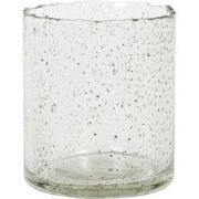 Clayre & Eef Theelichthouder  Ø 8x10 cm Glas Rond Waxinelichthouder