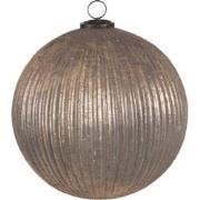 Clayre & Eef Kerstbal XL  Ø 25 cm Goudkleurig Glas Rond Kerstboomversi...