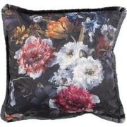 Clayre & Eef Sierkussen  45x45 cm Groen Synthetisch Vierkant Bloemen K...