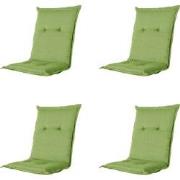 Madison -  Tuinstoelkussen Lage Rug Rib lime - Ca. 105x50 cm - Set van...