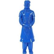 Fine Asianliving Terracotta Beeld Generaal Blauw B17xD15xH48cm
