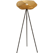 Fine Asianliving Bamboe Staande Lamp Handgemaakt - Kaia D55xH160cm