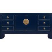 Fine Asianliving Chinese TV Kast Midnight Blauw - Orientique Collectie
