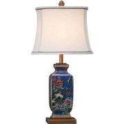 Fine Asianliving Oosterse Tafellamp Porselein met Kap