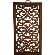 Fine Asianliving Antiek Chinees Wand Paneel Hout Handgesneden