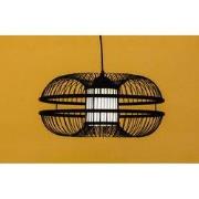 Fine Asianliving Bamboe Hanglamp Zwart Handgemaakt - Morris D46x22cm