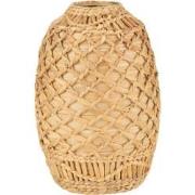 J-Line - Vaas Rieten Bamboe Naturel Medium - 24x24x37cm