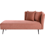 Beliani RIOM - Chaise longue-Rood-Polyester