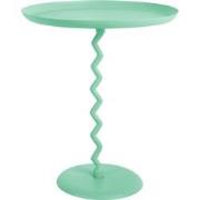 Leitmotiv - Bijzettafel Zig Zag Large - Turquoise blue