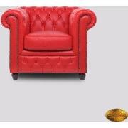 Chesterfield 1-zits Fauteuil Brighton FT Rood