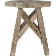 Clayre & Eef Plantentafeltje  22x22x25 cm Bruin Hout Plantenstandaard