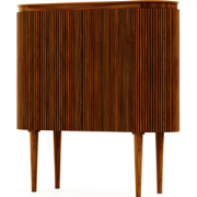 HSM Collection-Bar Cabinet Tide 4 Deur-140x45x150-Bruin-Mango