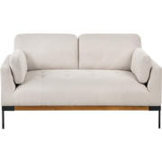 Beliani SKAVEN - Tweezitsbank-Beige-Polyester