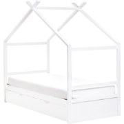 Beliani ORGEVAL - Kinderbed-Wit-Dennenhout