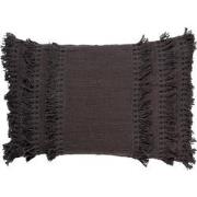 Dutch Decor FARA - Sierkussen 40x60 cm - 100% katoen - met franjes - C...