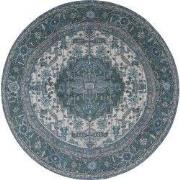 Vloerkleed Heris Green 10 Rond ø200 cm