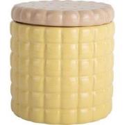 Present Time - Storage Jar Biscuit Box - Zachtgeel