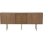 Buffet en Massief Hout 2 Deuren en 4 Laden - L200 x H81cm - Alturas