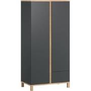 Kledingkast 2 deuren en 1 lade - H183 cm - Hoogte