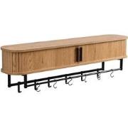 Furnilux kapstok 120x24x32 cm - XXXL - Wandkapstok Kiruna - 12 haken -...