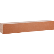 Beliani GLADSTONE - TV-kast-Rood-Vezelplaat