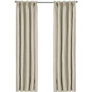 Larson - Luxe effen blackout gordijn - met haken - 3m x 2.5m - Licht z...