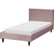 Beliani FITOU - Kinderbed-Roze-Fluweel