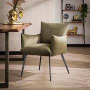 Eetkamerfauteuil Velvet Sarah met Armleuning