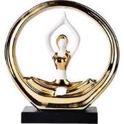 Decopatent - Yoga Beeld Vrouw - Sculptuur Yoga dame - Woman Woondecora...