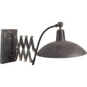 Clayre & Eef Wandlamp  55x33x34 cm  Zwart Metaal Muurlamp
