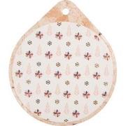 Clayre & Eef Onderzetters Pannen 20x23 cm Beige Keramiek