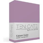 Ten Cate 100% Katoensatijnen Hoeslaken - 180x200 - Lavendel Paars