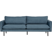 Beliani VINTERBRO - Driezitsbank-Blauw-Chenille