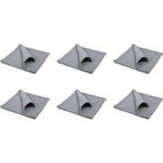 QUVIO Servet – Katoen – 40x40cm – Grijs - Set van 6