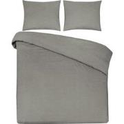 DoubleDry Dekbedovertrek 100% Natuurlijk Katoen - Lits Jumeaux 240x200...
