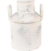 Clayre & Eef Decoratie Melkbus  Ø 18x22 cm Beige Ijzer Rond Melkkan