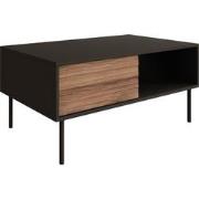 Meubella Salontafel Cordoba - Zwart 2 - 100 cm