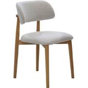 Eetkamerstoel Lexi Beige Eiken - Giga Meubel - Set van 2