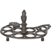 Clayre & Eef Eierhouder  21x16x12 cm Bruin Ijzer Eiermand
