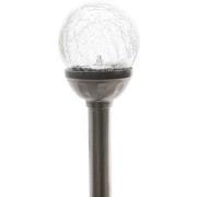 8 stuks - LED solar bol glas d8x34 cm-1l