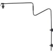 Anne Lighting - wandlamp - Linstrom - zwart - metaal - losse armatuur ...